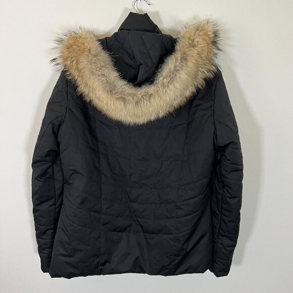 FERA Ski Parka Jacket black sz 16 thermolite insulation rhinestone trim - Picture 3 of 13